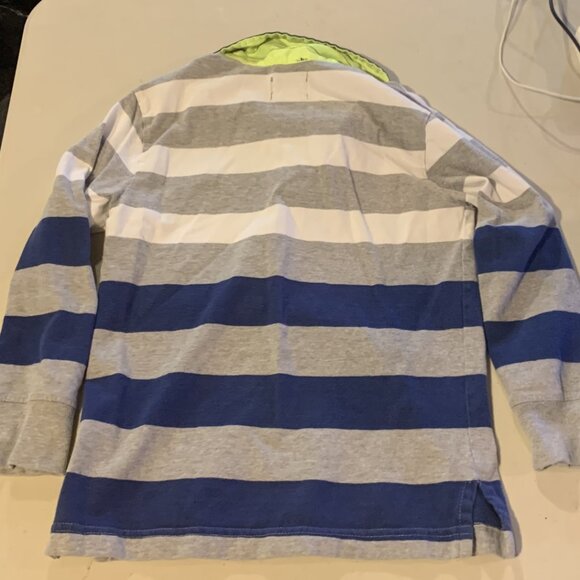 Boys Striped Cotton Shirt Size 5/6 - Picture 2 of 3